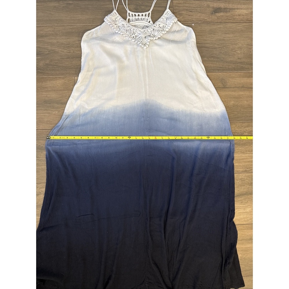 Anthropologie Saturday Sunday Maxi Ombre Tie Dyed Beachy Boho Dress Womens Small - Picture 11 of 13